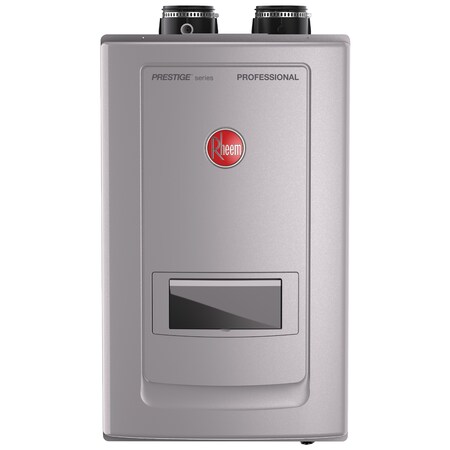 RHEEM High Efficiency 10GPM Indoor Propane Tnklss Water Heater W/ Recrcultr RTGH-RH10DVLP